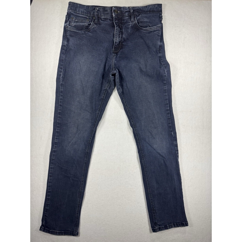 Urban Star Men's 34x34 Slim Fit Stretch Jeans Blue Denim